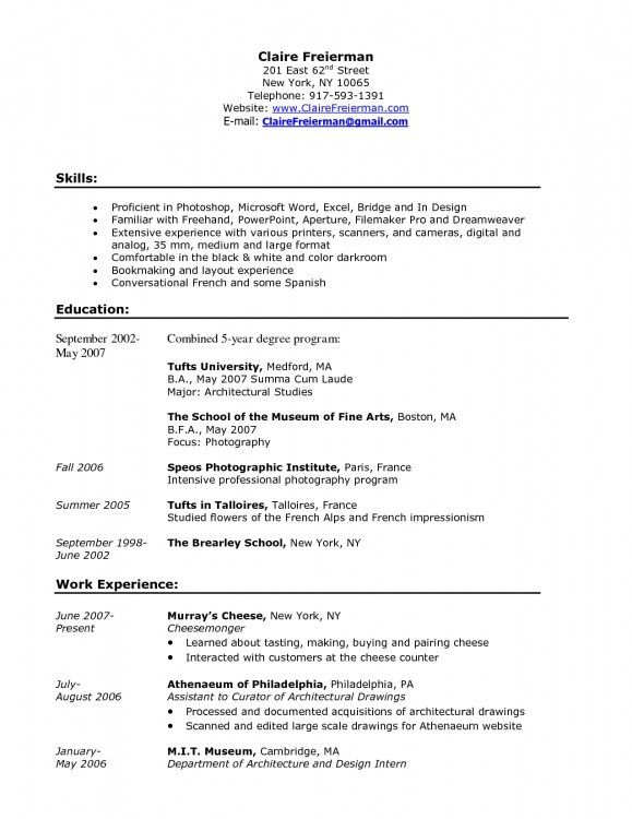 curator cover letter