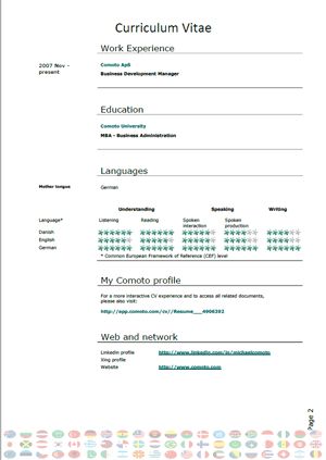 examples of short resumes