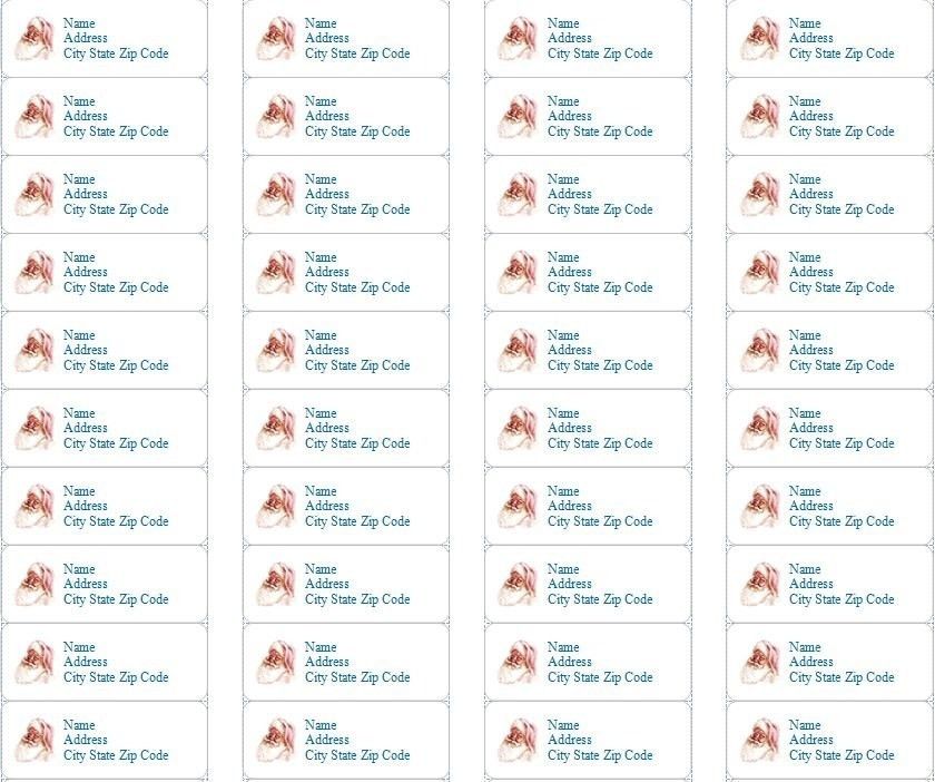 return address labels template