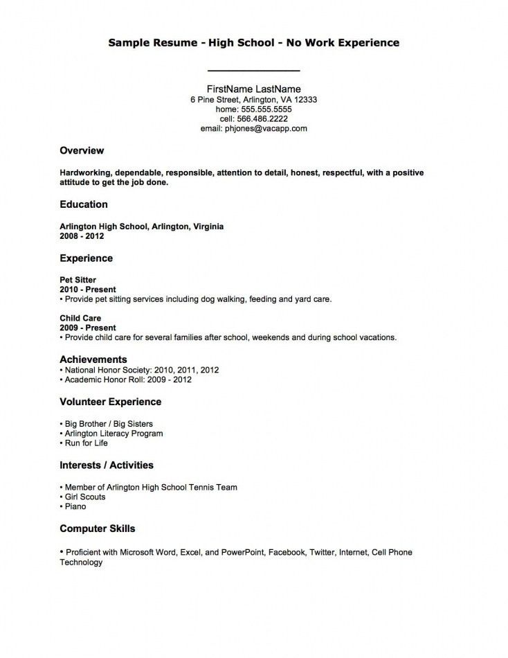 a good job resume