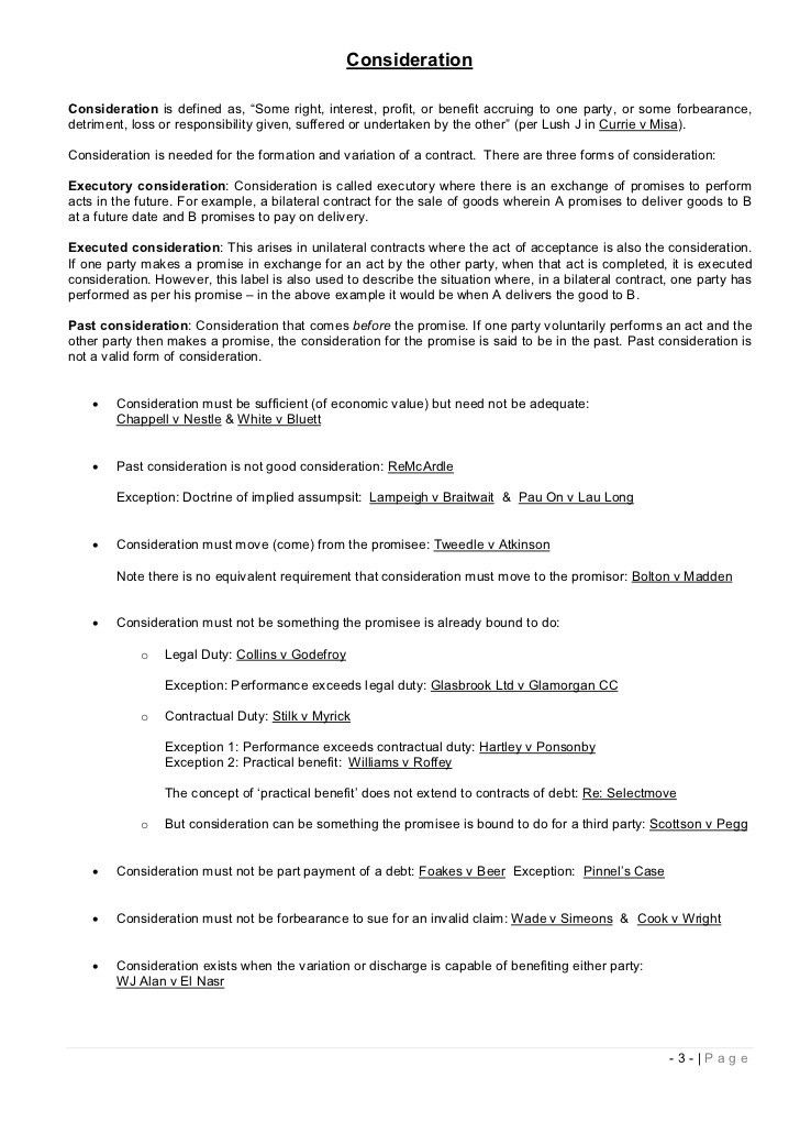 How To Write A Contract Law Essay