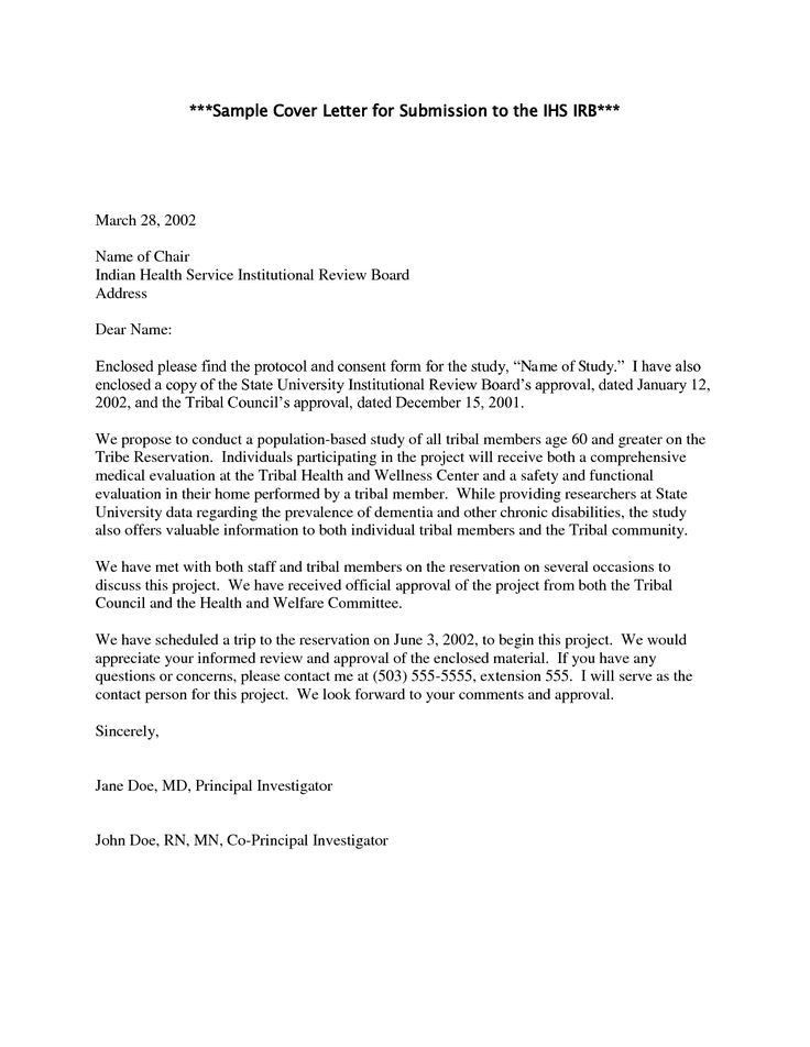 business proposal cover letter
