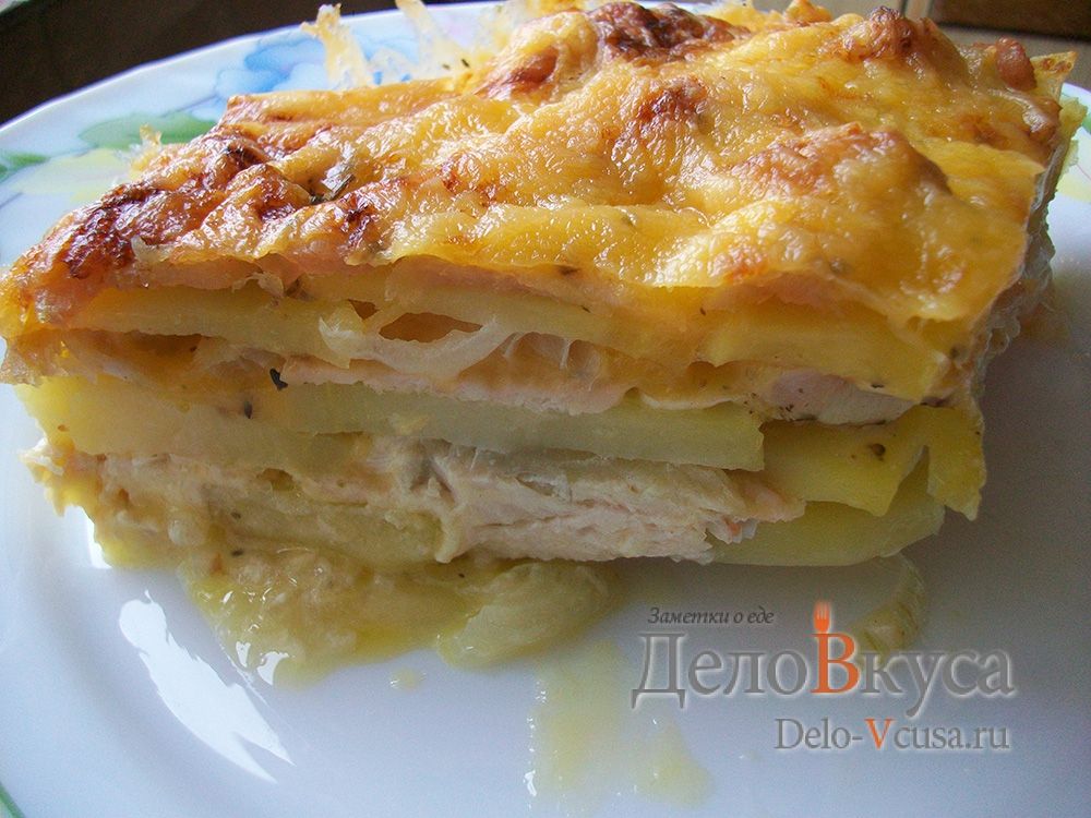 Картофель по-французски рецепт с курицей