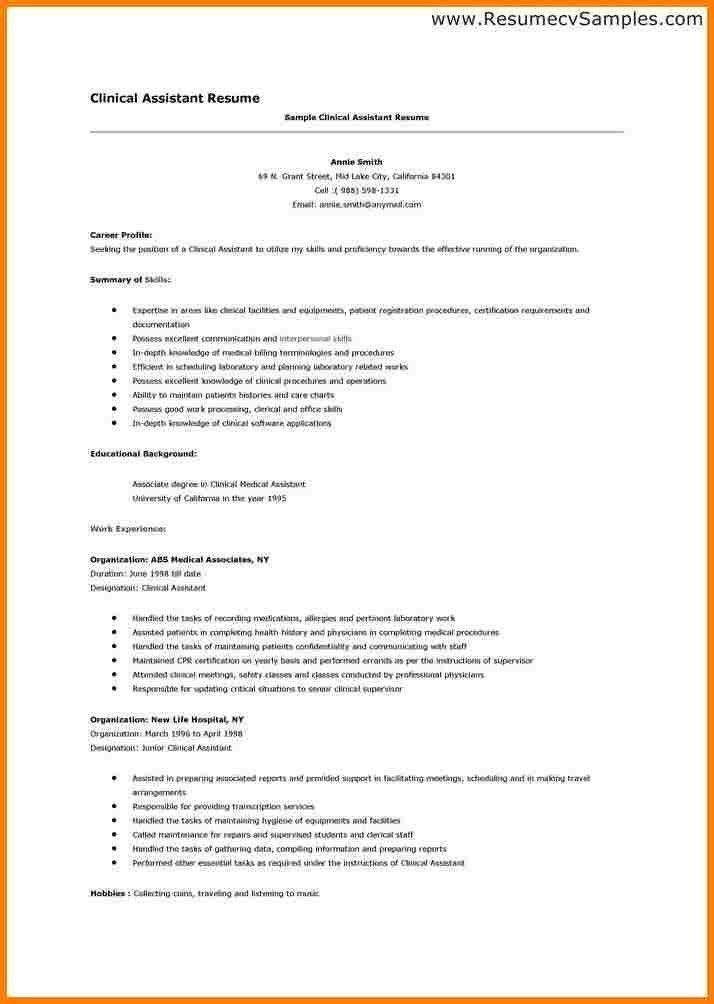 medical resumes