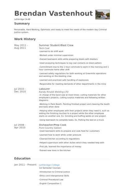 canada resume format