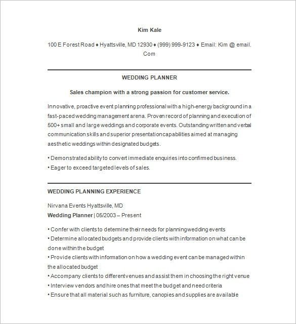 media planner resumes