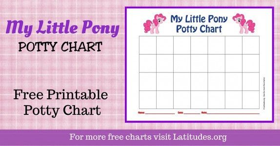 girls potty chart