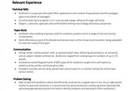 special skills examples for resumes