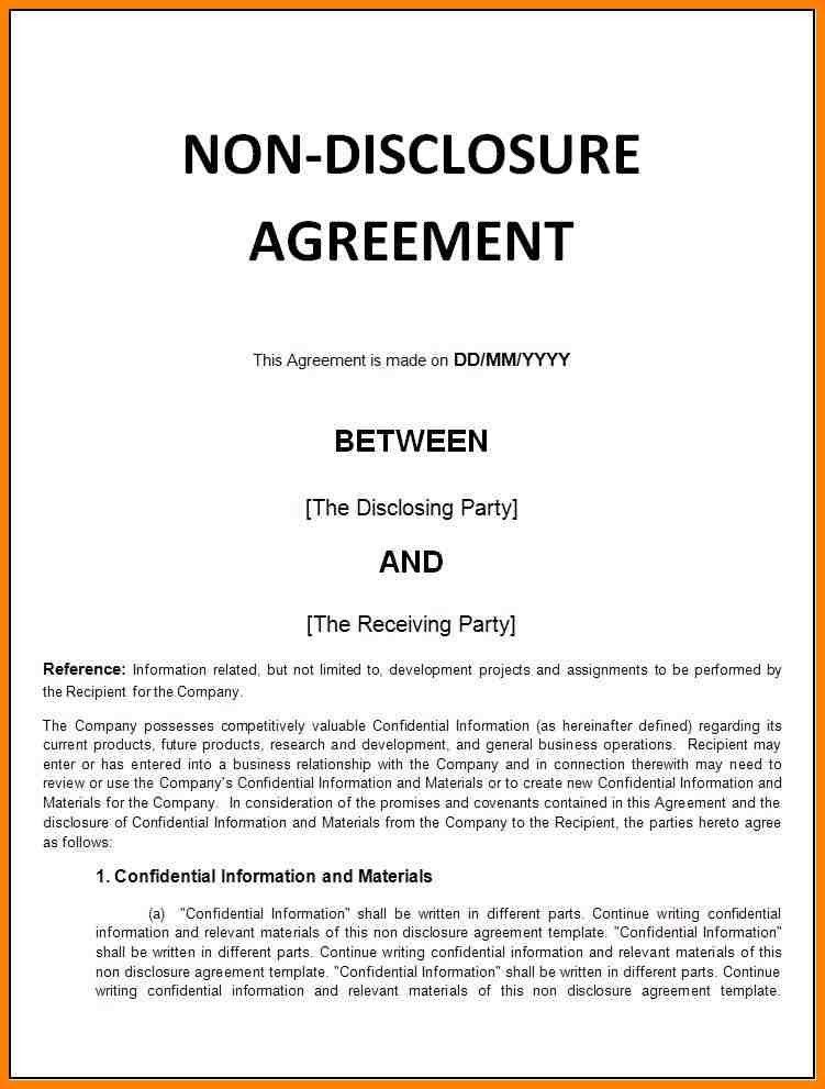nda example