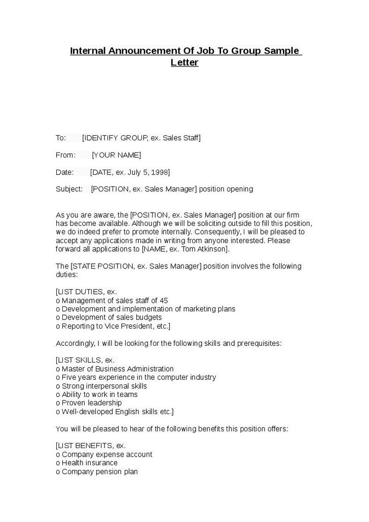 promotion announcements templates