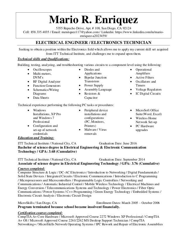 supply technician resumes