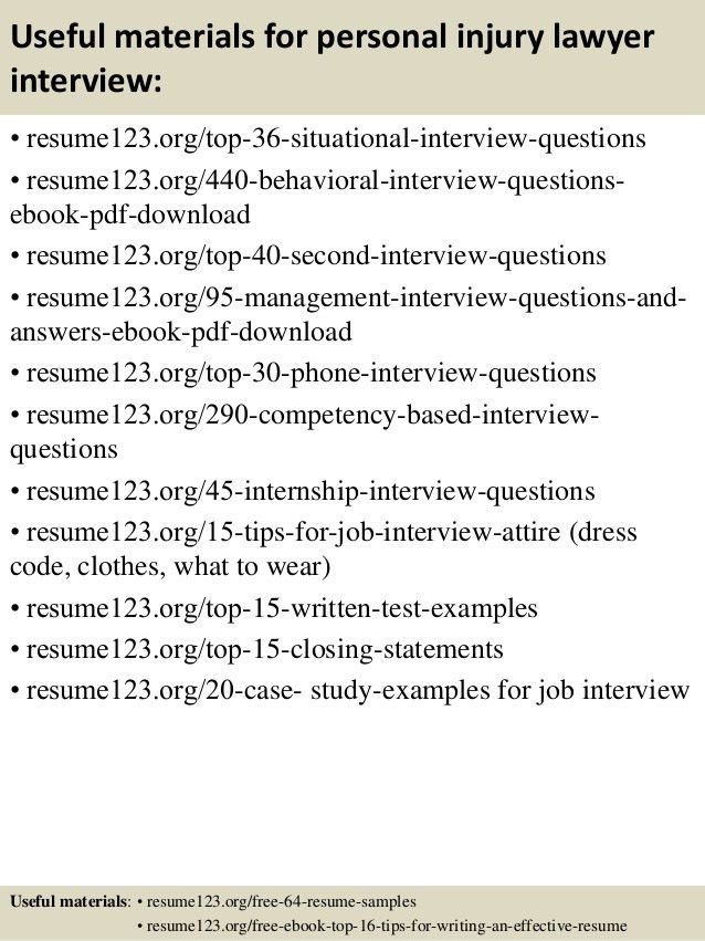 resumes for lawyers
