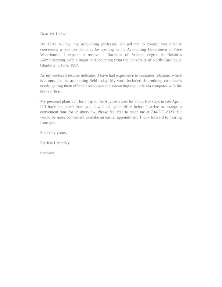 sample cover letter for accounting clerk