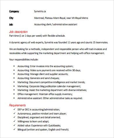 accounting assistant interview questions and answers