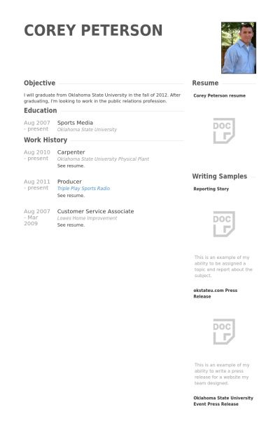 sample carpenter resume