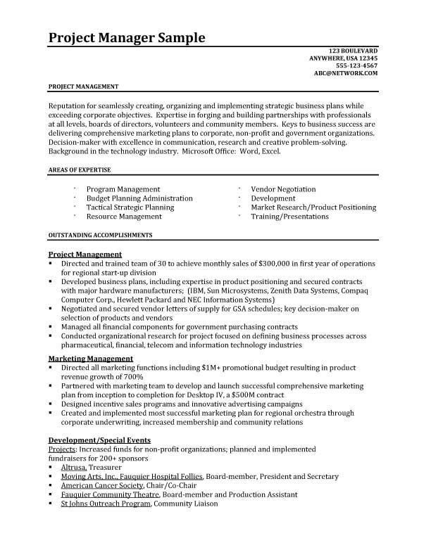 sample youth development manager resume