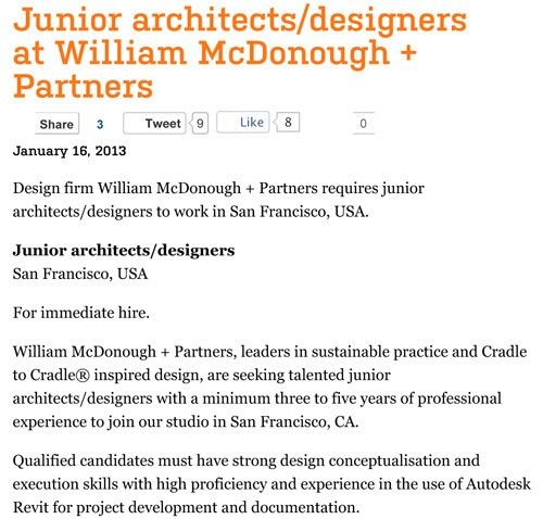 cover letter for architects