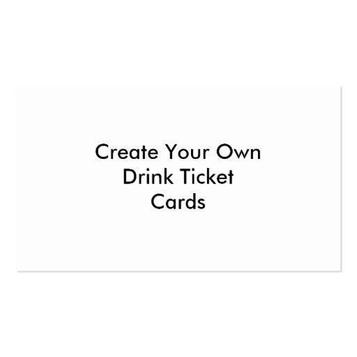 drink ticket template