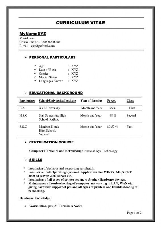 building maintenance worker resume