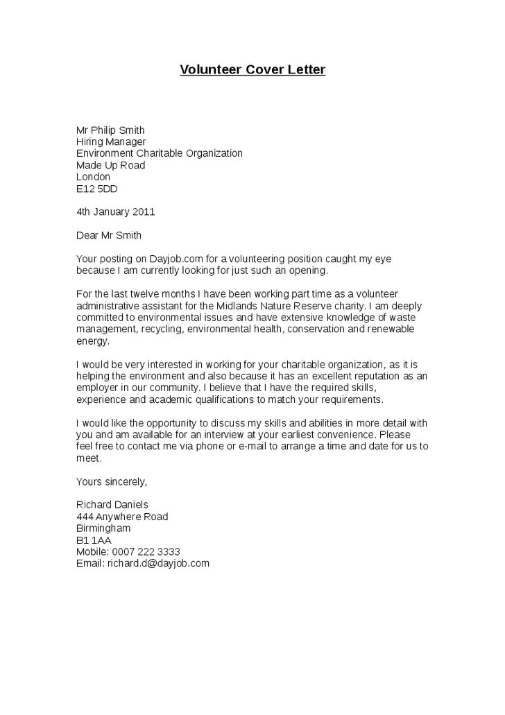 all purpose cover letters