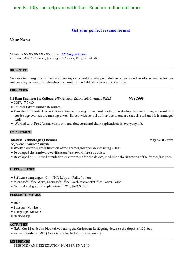 show me a cover letter for a resumes