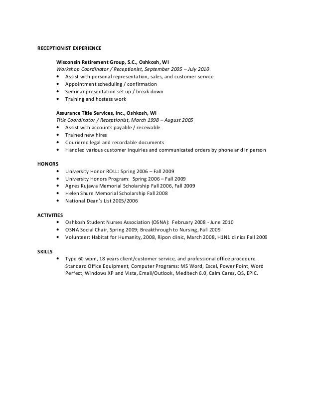 resume camp counselor