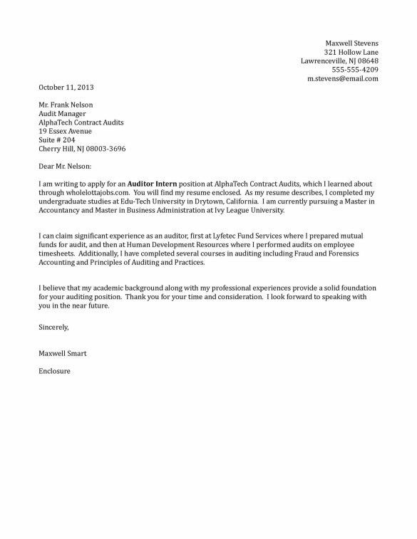 cover letter for nursing internship