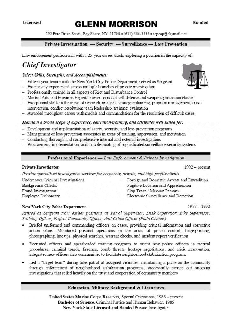 loss prevention cover letters