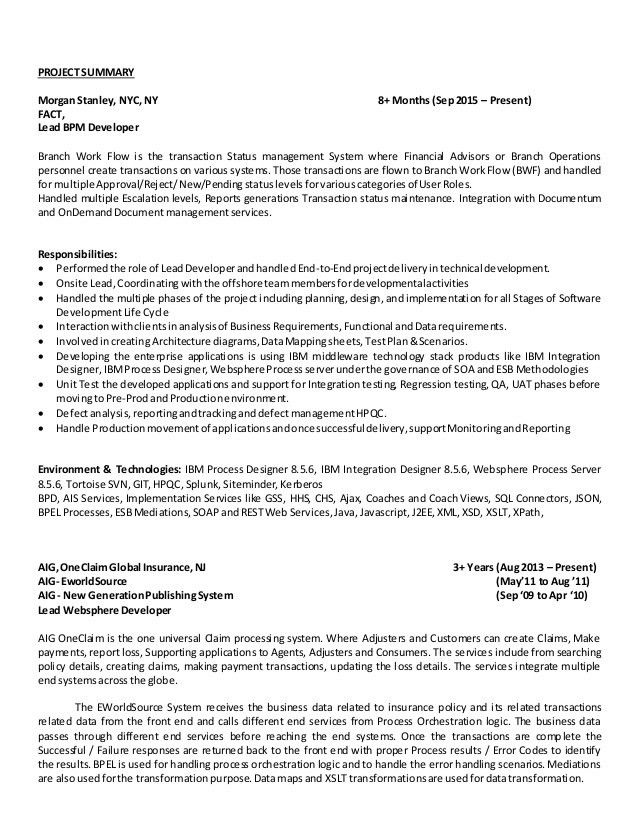 lead server resumes