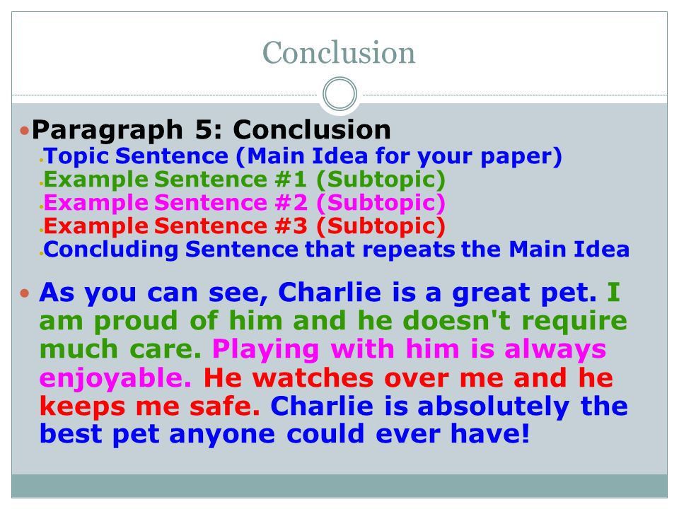 example of a good conclusion to an essay