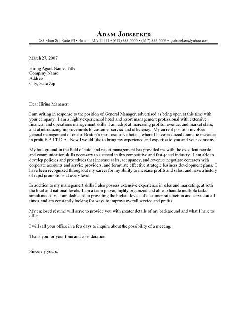 night auditor cover letter