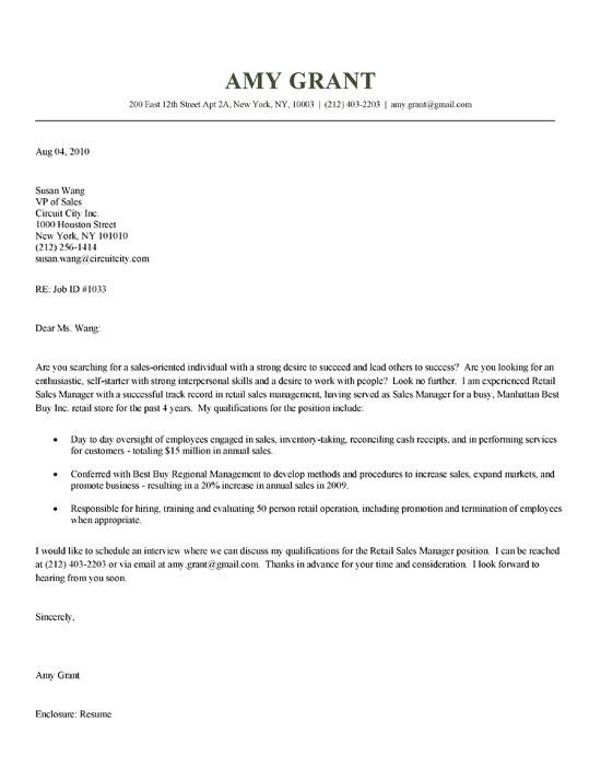 cover letter example sales representative
