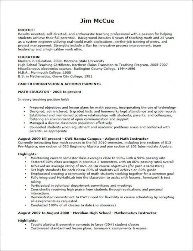 teaching career objective