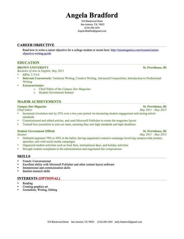 sample high school resume college application high school resume