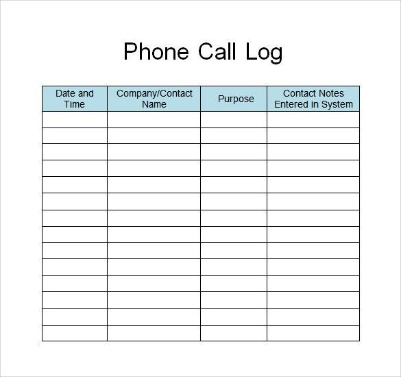 sales log