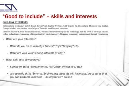 examples of interests