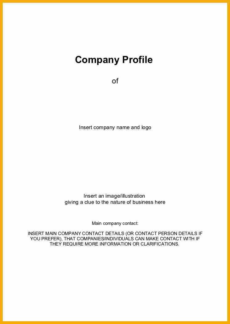 construction company profile sample format