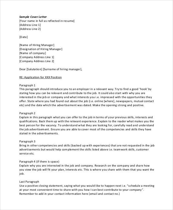 cover letter closing lines