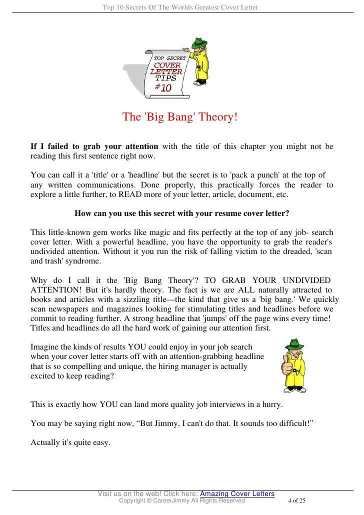 10 cover letter tips