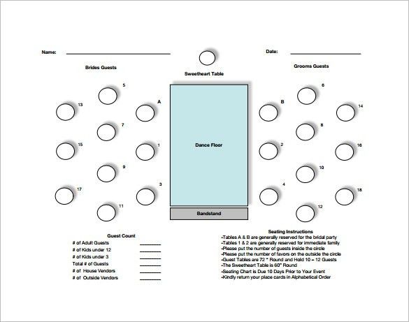 table reserved sign template free