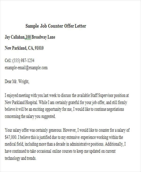 negotiating salary email