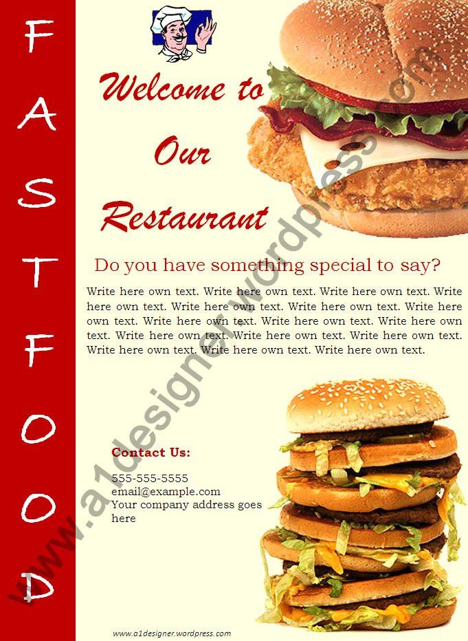 example of flyers