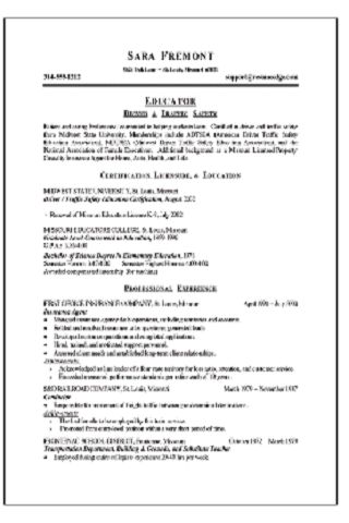 resume hobbies and interests samples