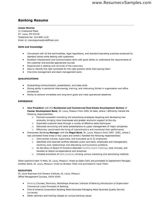 standard resume objective