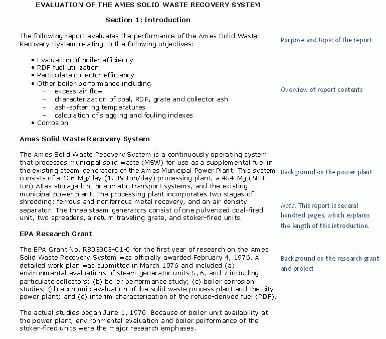 technical report writing template