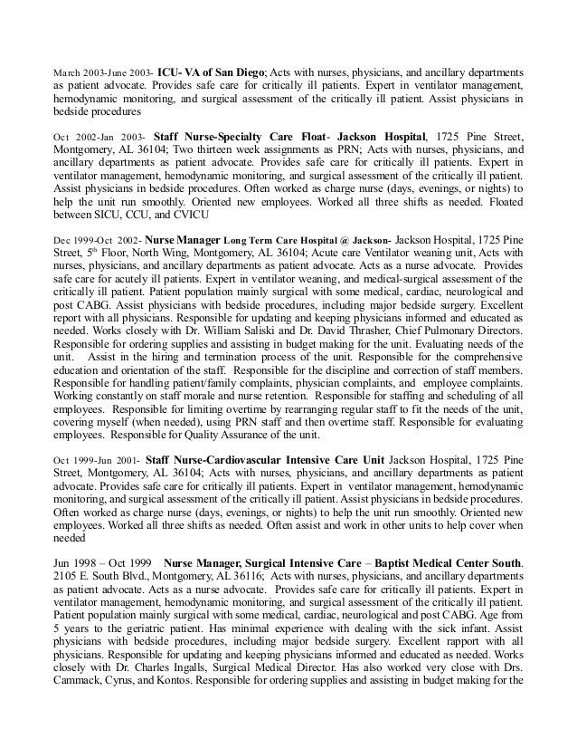 advocate resumes
