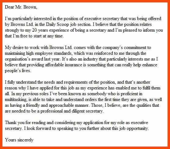 a really good cover letter