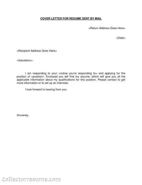 resume send email format