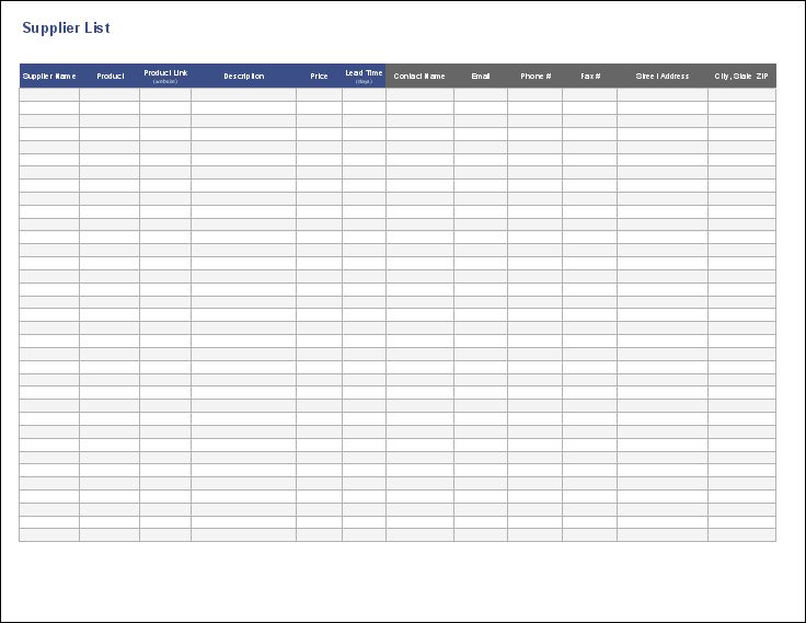 inventory control spreadsheet