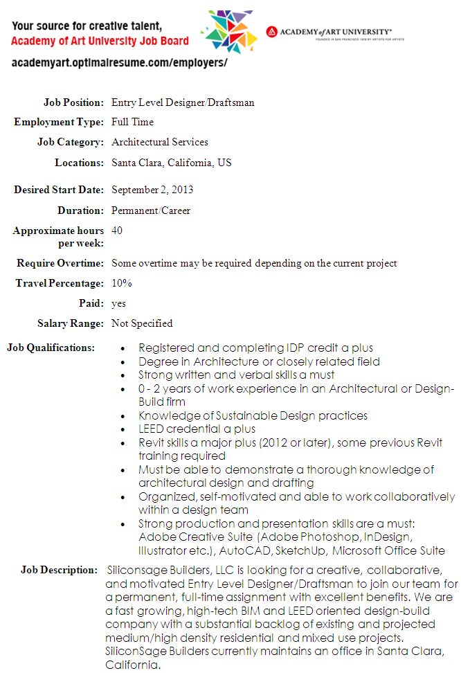 draftsman cover letter